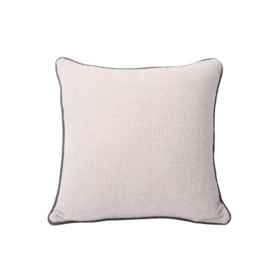 Sofa decor white textured fancy polyester cushion covers